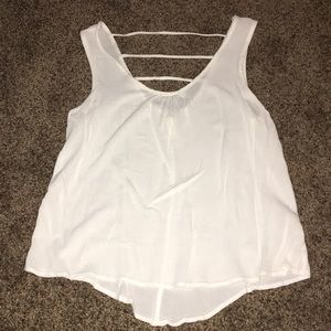 Chocolate White Blouse